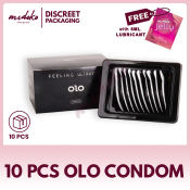 Midoko OLO Zero Ultra Thin Condoms, 10 pcs, Men's