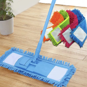 Microfiber Floor Cleaning Mop - WD-F07 (Wet/Dry, Long Handle)