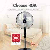 KDK SS45-CG 18" Stand Fan with Metal Blade & Warranty