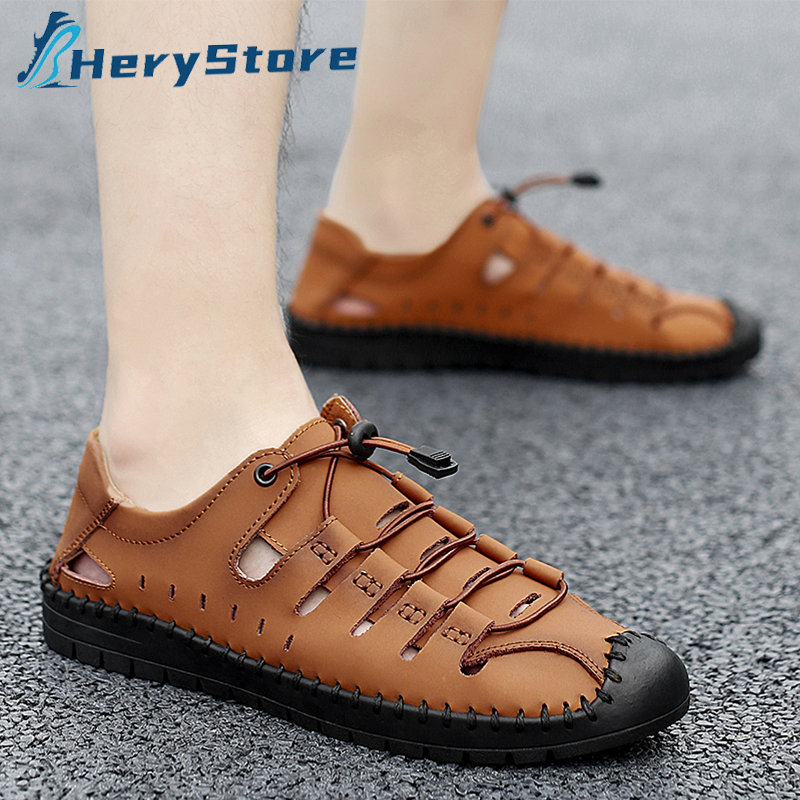 Leather Shoe type Sandals To Order... - Flourish Shoes Ambur | Facebook-sgquangbinhtourist.com.vn