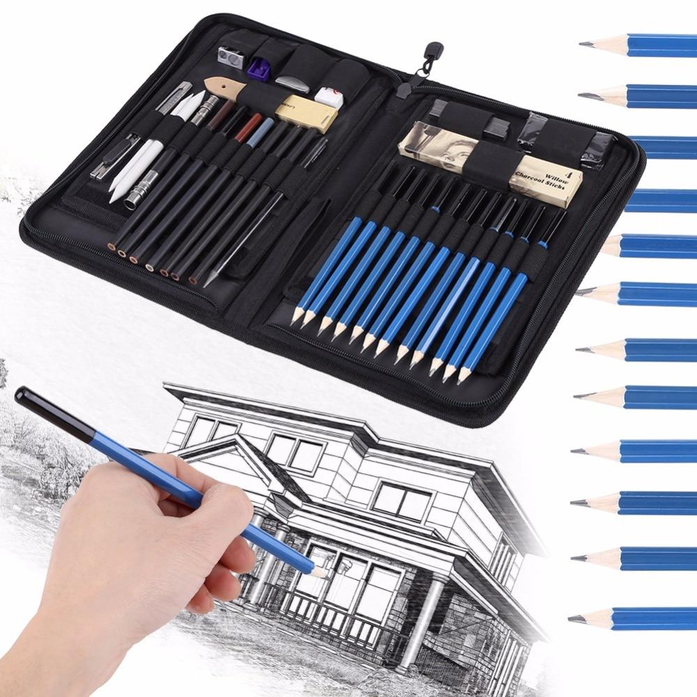 Pencils Soft Pastel Artist Crayon Charcoal for Sketching Wooden Drawing Supplies 12Pcs//Set