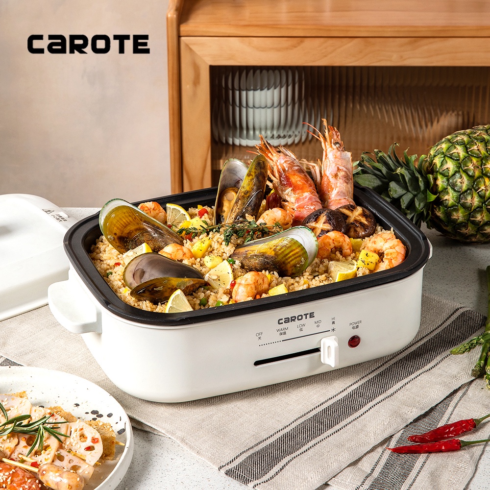 Carote Electric Contact Grills BBQ Multifunctional cooking machine