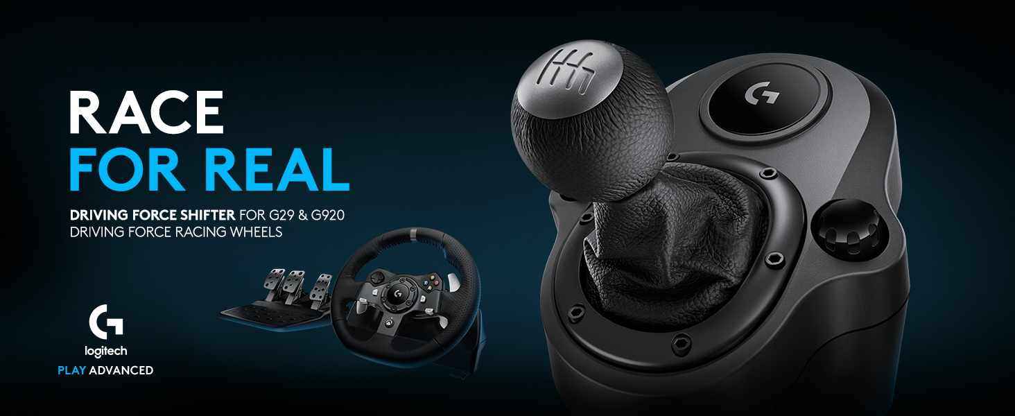 Volante Logitech G920 com pedal + Câmbio Driving Force Shifter para X-box -  Le biscuit