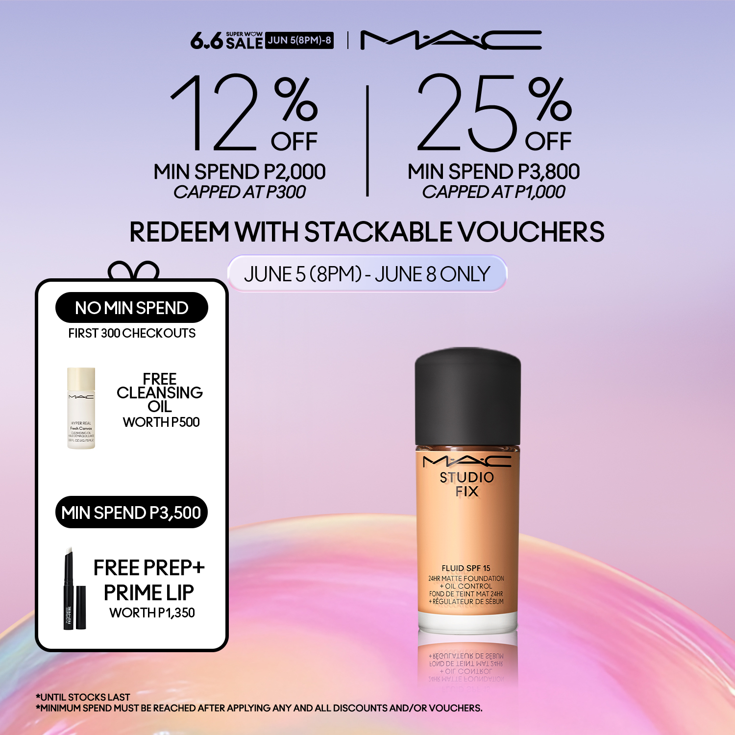 Discount on M·A·C  shoes - SKU: MAC Studio Fix Fluid SPF 15 Mini 15ml / skincare liquid foundation medium to full buildable coverage