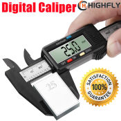 6inch Electronic Digital Caliper Ruler - Carbon Fiber Vernier