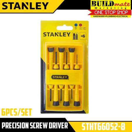 Stanley Precision Screwdriver - Yellow (BUILDMATE)