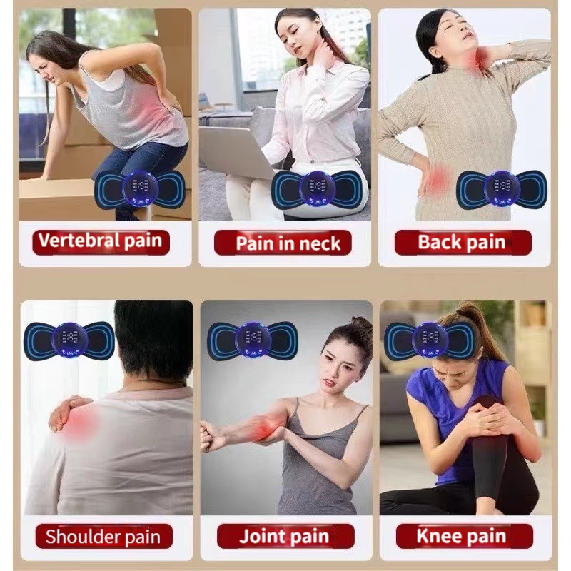 Low Frequency Pulse Intelligent Mini Massager Lumbar Back Massager  Multifunctional Fitness Instrument Shoulder And Neck Massage Stickers For  Men And Women To Relieve Soreness And Fatigue - Temu Philippines