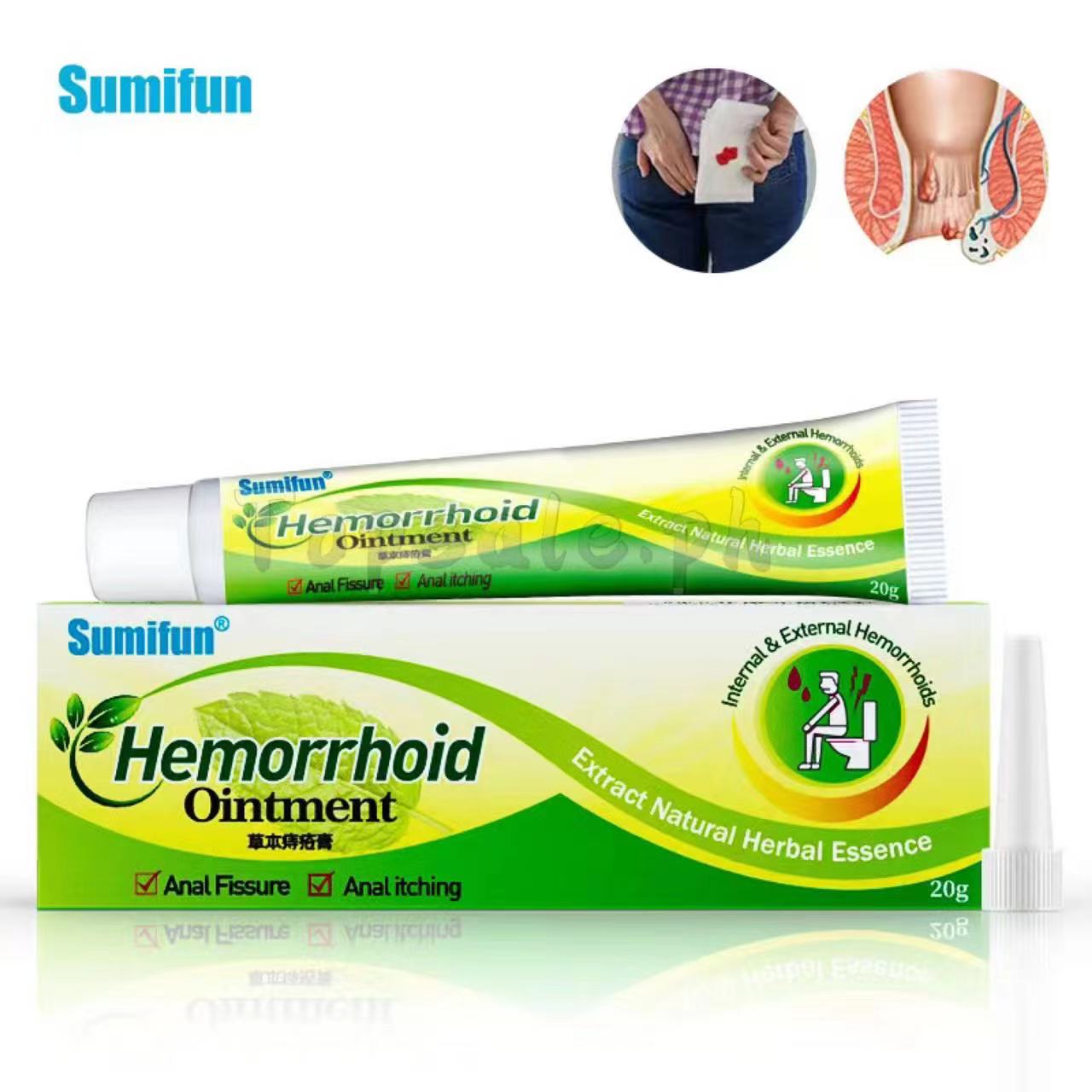 Hemorrhoids Medicine Ointment Plant Herbal Internal External Hemorrhoid