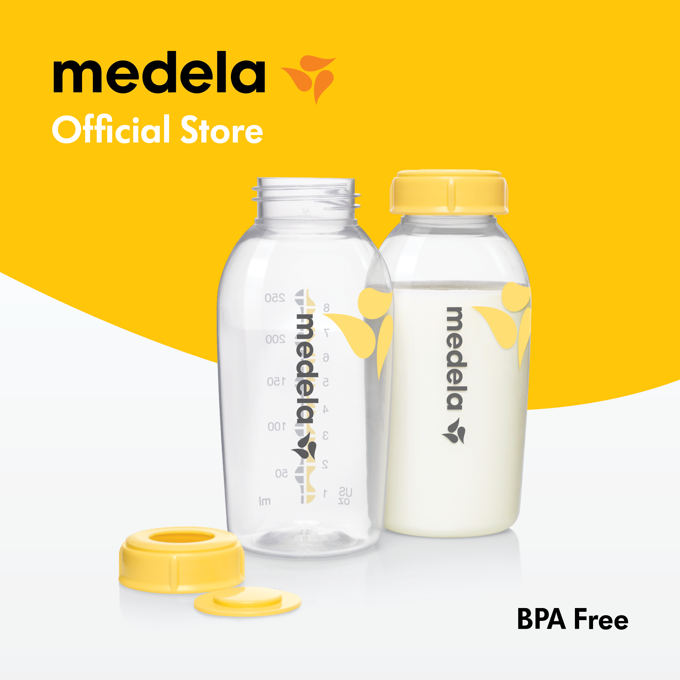 Medela Breast Milk Storage Bottle 150ml x 3Pcs