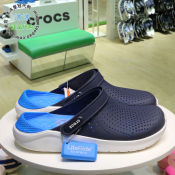 Crocs LiteRide Unisex Navy Blue Sandals for All Seasons