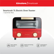 KIMSTORE Smartcook Electric Oven Toaster | Quartz Lamp Toasting