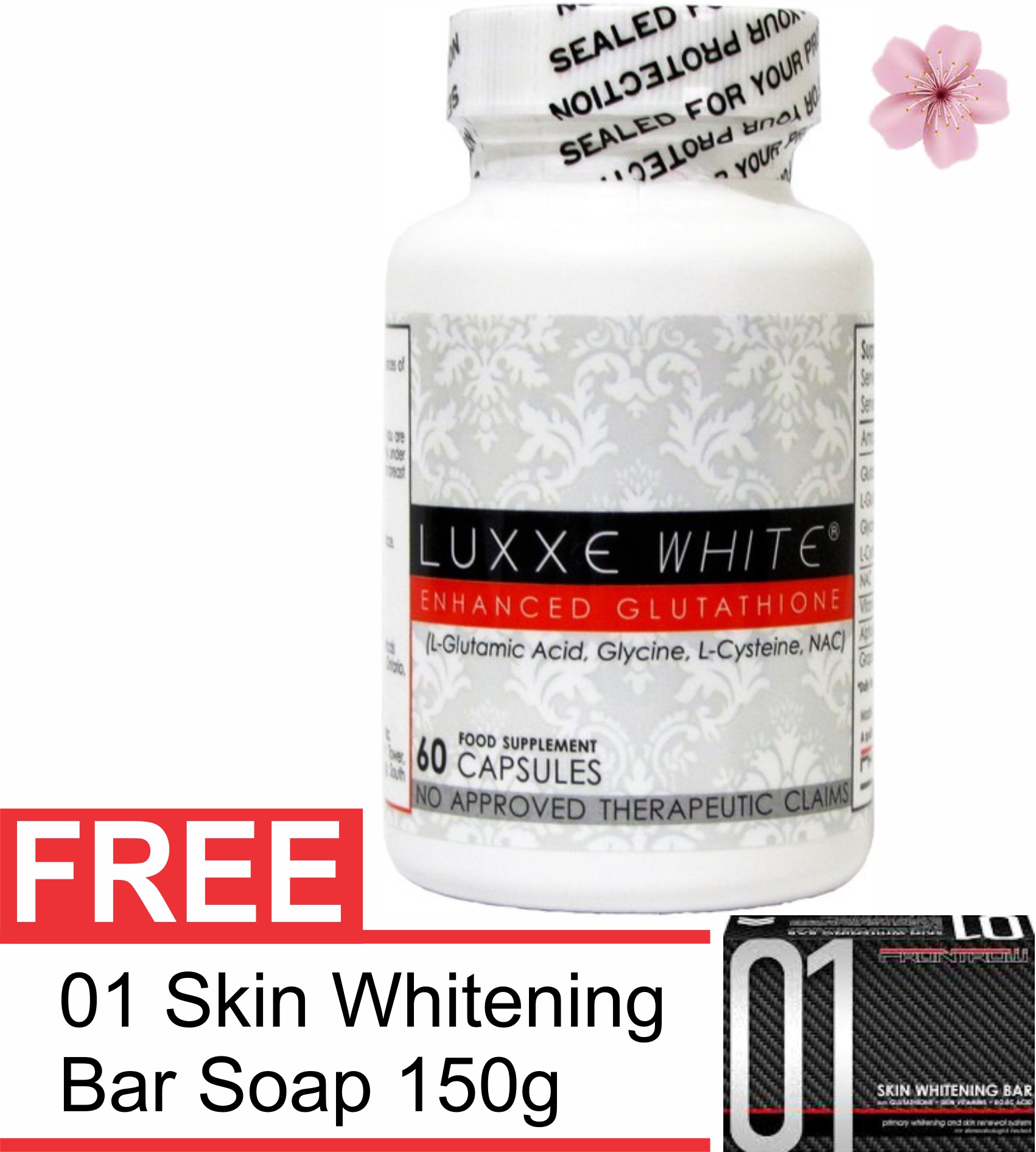 Watsons Luxxe White 775Mg Glutathione Capsules W/ Soap - Anti-Aging &  Pimple Prevention | Lazada Philippines