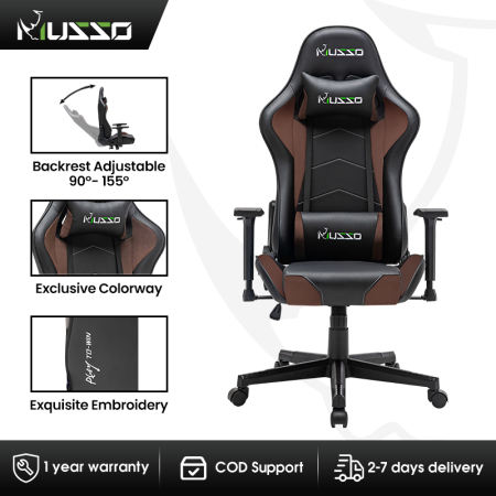Musso Splice Series Gaming Chair with Headrest and Lumbar Support