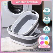 Foldable Baby Bathtub - Non-Toxic & Anti-Slip (Brand: HOMSA)
