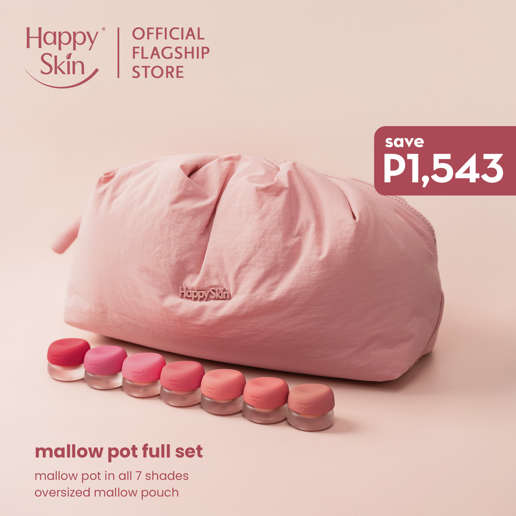 Discount on Happy Skin  shoes - SKU: Happy Skin Mallow Pot Full Set  (7 Mallow Pot + Oversized Mallow Pouch)