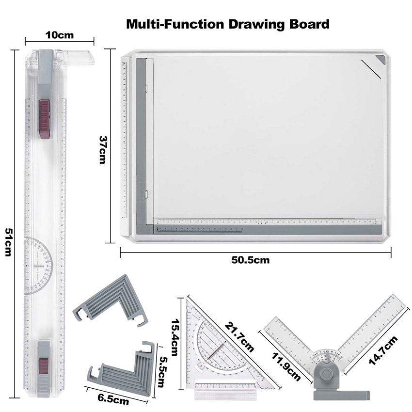 Metric A3 Drawing Board Drafting Table Multifunctional Drawing Board Table