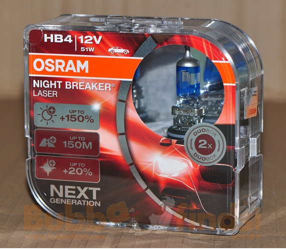 OSRAM Night Breaker Laser +150% H4 NEXT GENERATION headlamp bulb, for  Mitsubishi Adventure, not LED