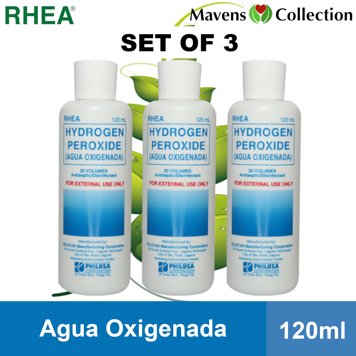 RHEA, Hydrogen Peroxide 120ml