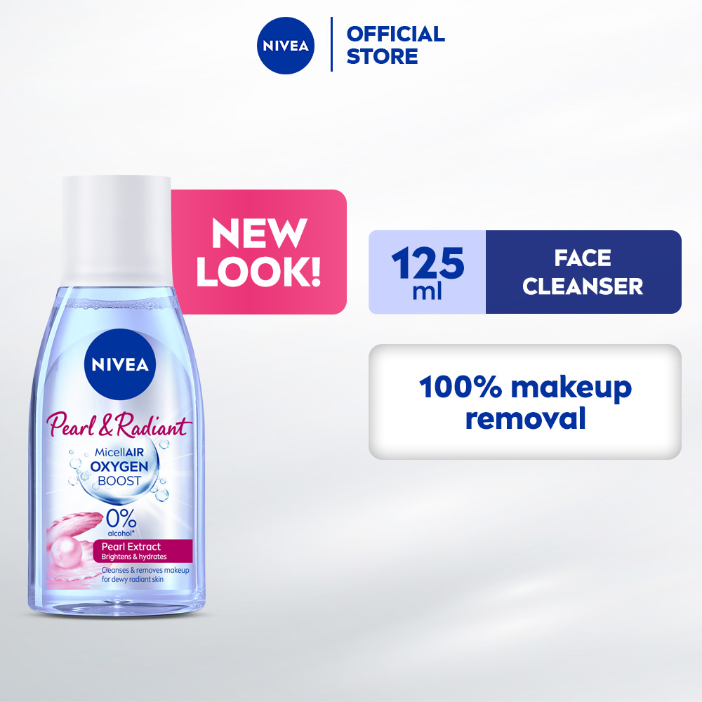 NIVEA MicellAIR Pearl Radiant Micellar Water, 125ml