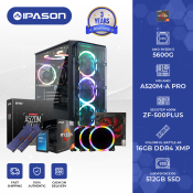 IPASONPCI Gaming Desktop Computer with Ryzen 5 5600G Processor