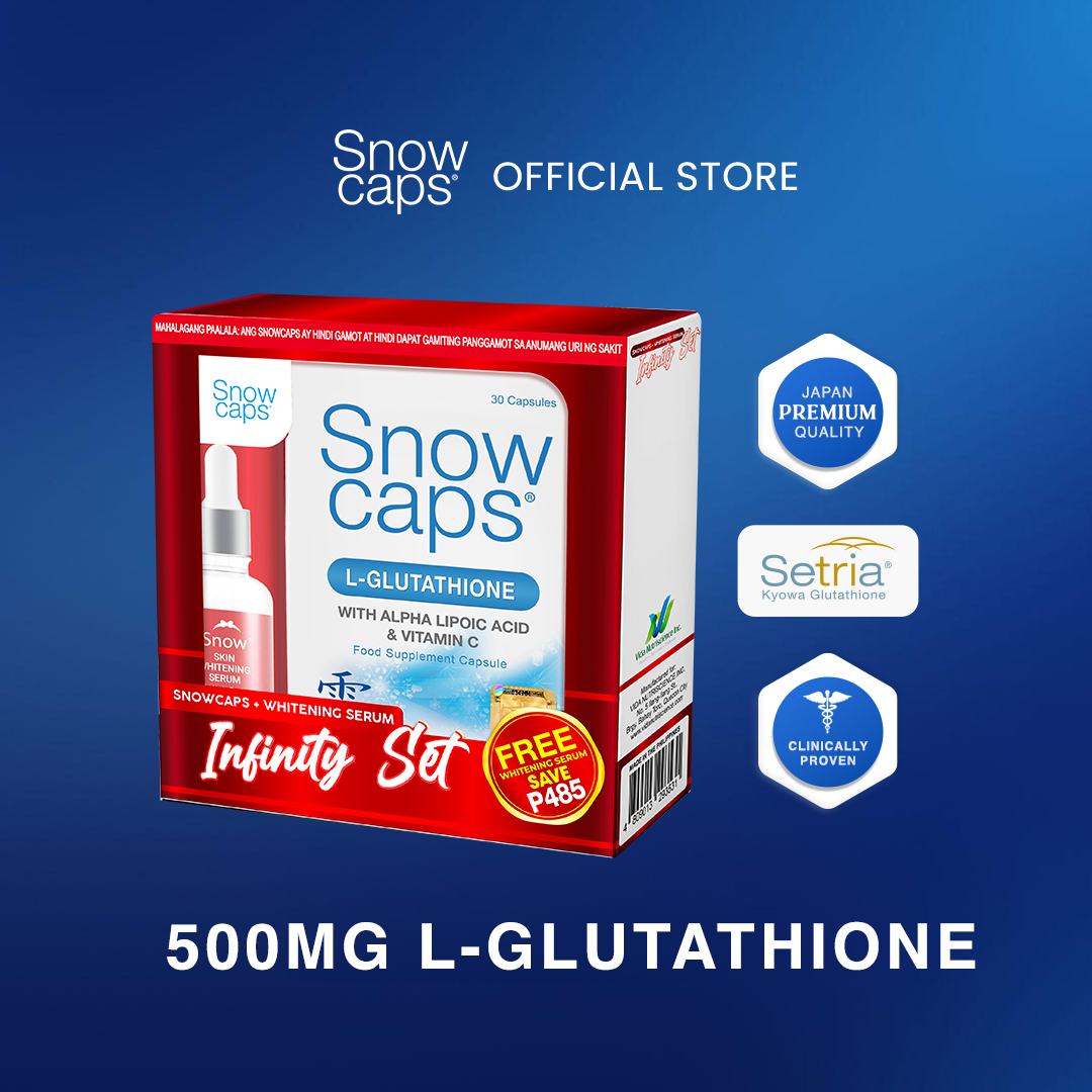 SnowCaps Premium L-Glutathione 500MG (30capsule) | Lazada PH SnowCaps Premium L-Glutathione 500MG (30capsule) | Lazada PH