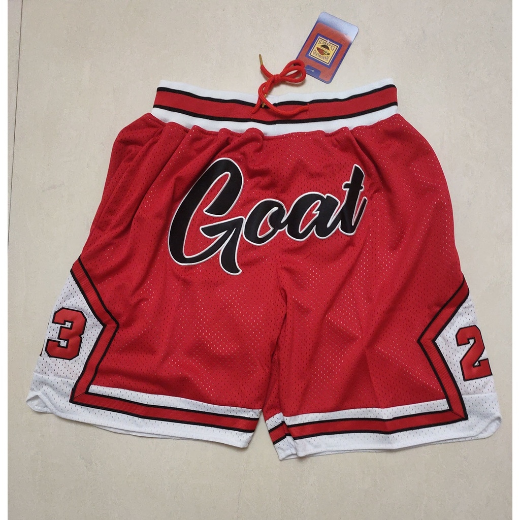 Excellent quality◘∋❣JUST DON BULLS SHORTS RED CHICAGOBULLS