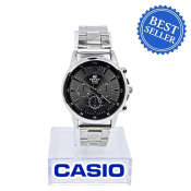 Casio Edifice 3 Chronograph Black Dial Watch for Men