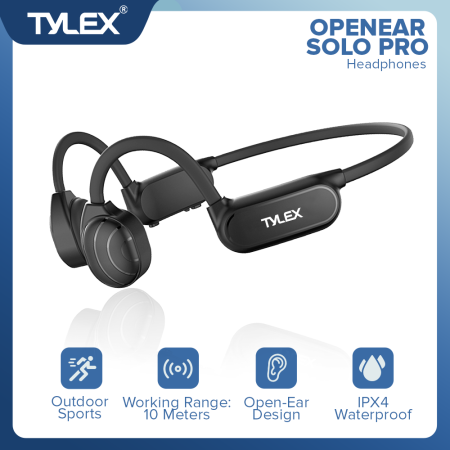 TYLEX OPENEAR Solo Pro Bone Conduction Bluetooth Headphones