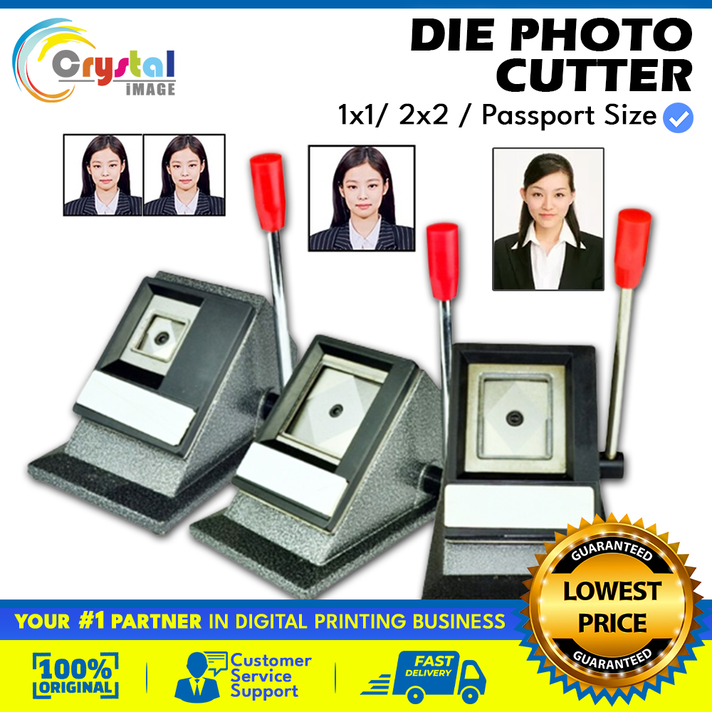 ID Photo Cutter Die (1x1 / 2x2 / Passport Size) Heavy Duty Cutter