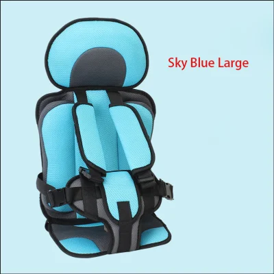 Kids Safe Seat Portable Baby Safety Seat Car Baby Car Safety Seat Child Cushion Carrier 8 colors Size（Large） (15)