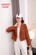 VIVENA Women's Crop Top Blazer - Fashion Cardigan Coat