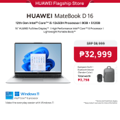 Huawei MateBook D 16 Laptop | 16" Huawei FullView Display | Intel® Core™ Processor | Lightweight Portable Body