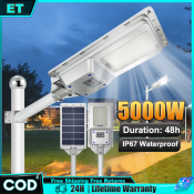 Solar Street Light - Waterproof, LED, Remote Control, Heavy Duty