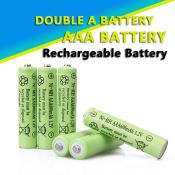 High-capacity rechargeable batteries for AA and AAA devices (Brand: ???)
