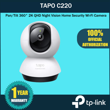 TP-Link Tapo C220 2K Pan/Tilt Wi-Fi Security Camera