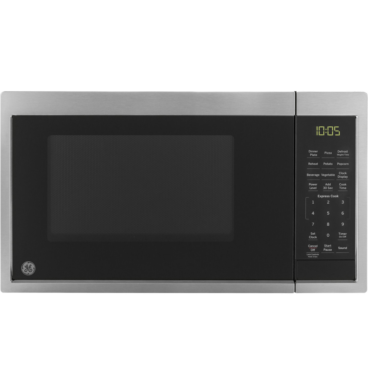 ge 1.0 cu ft stainless steel countertop microwave jes1109rrss