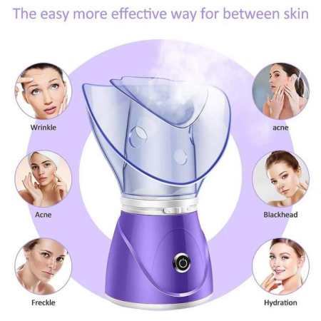 Portable Facial Steamer for Nasal Relief and Skin Moisturizing