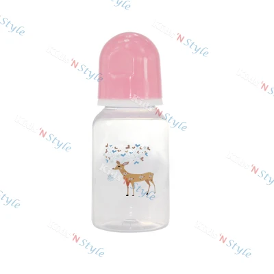 Baby Bottle BPA Free Formula and Breast Milk Storage Bottles with Slow Flow Nipple 125ML (3)