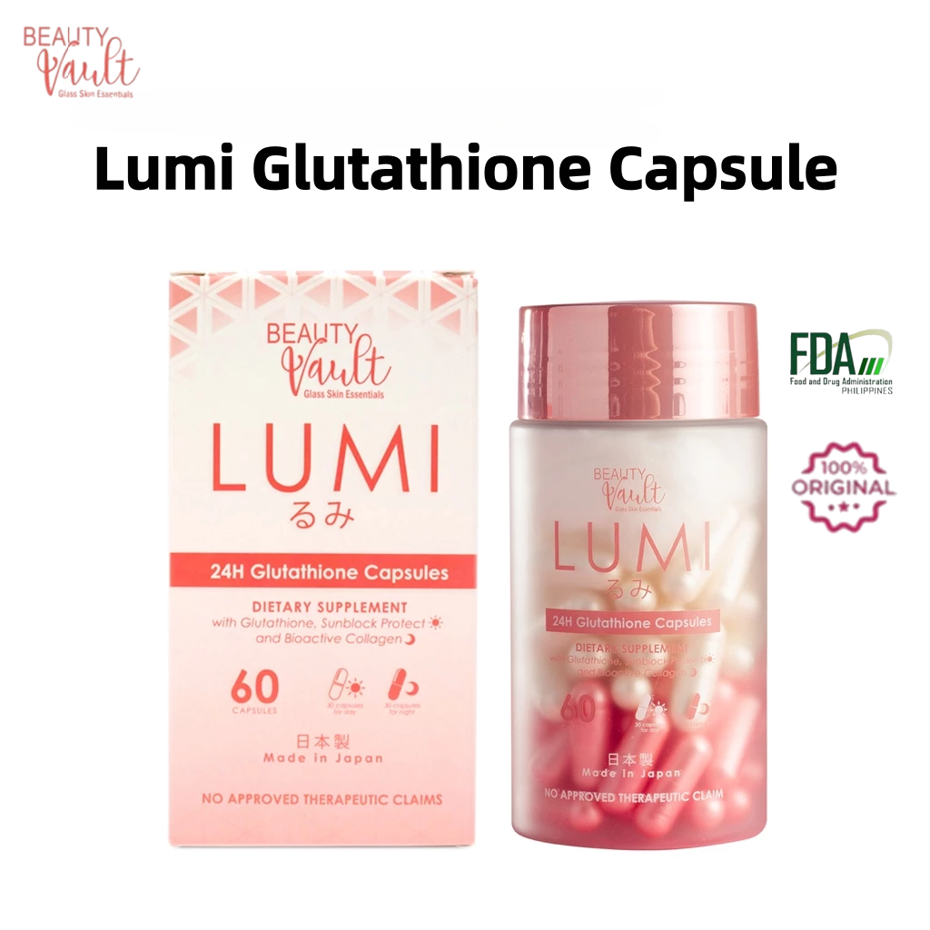 LUMI Day Glutathione Collagen Capsule Beauty Vault Maymay Entrata Ivana Alawi Whitening Gluta Fyang 60 pieces