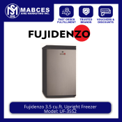 Fujidenzo 3.5cu ft Upright Freezer w/ lock UF-35S2