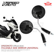 Foldable Carbon Side Mirror for Yamaha Motorcycles - MOKOTO