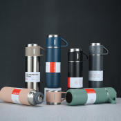 Stainless Steel Thermos Flask with Vacuum Insulation - 500ml