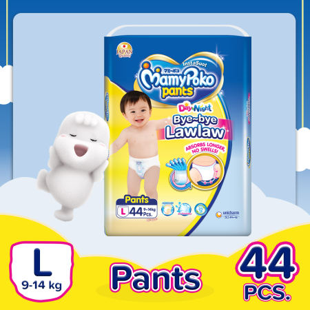 MamyPoko Instasuot Large  - 44 pcs x 1 pack  - Diaper Pants