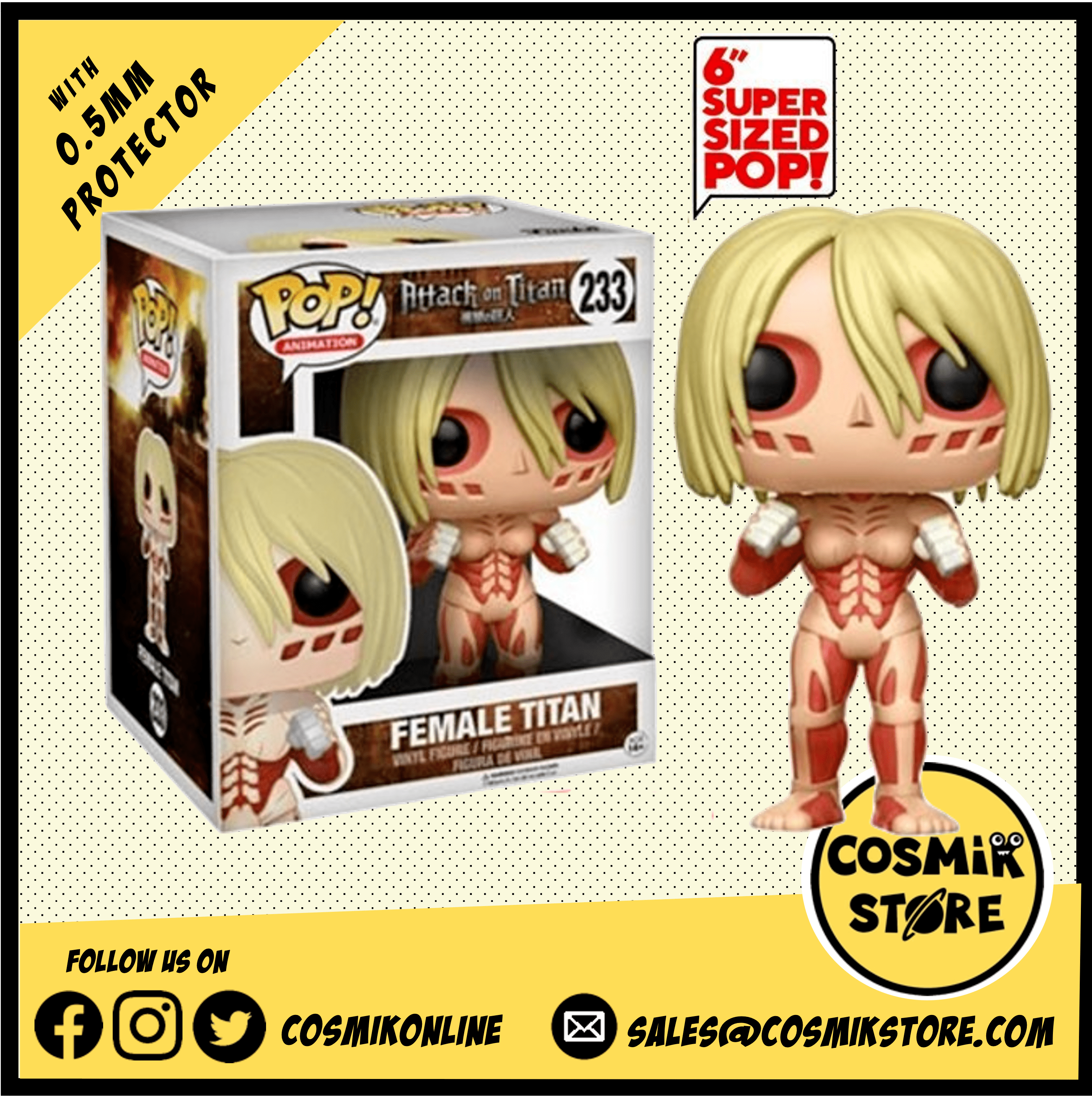 Funko Pop! Animation - Attack on Titan: Female Titan No.233 6