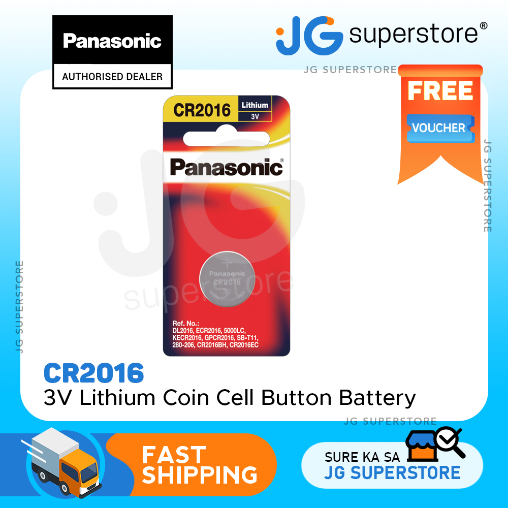 Panasonic CR2016 3V Lithium Coin Battery