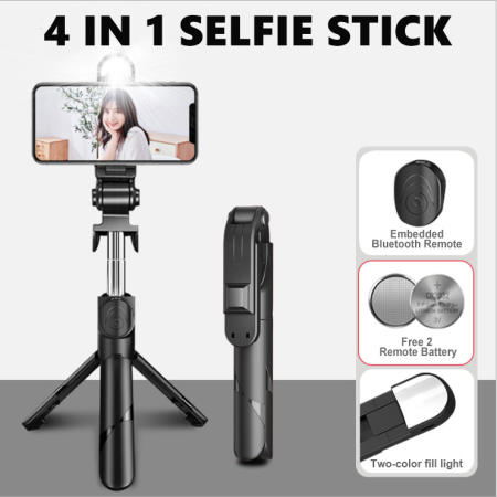 Cellphone Vlogging Tripod with Bluetooth Remote Control - 