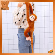 Cute Long-Armed Monkey Doll With Music Home Decoration Soft Stuff Toy Gift Plush Doll Christmas Gift