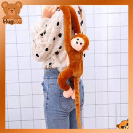 Cute Long-Armed Monkey Doll With Music Home Decoration Soft Stuff Toy Gift Plush Doll Christmas Gift