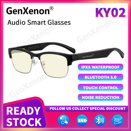 GenXenon KY02 Bluetooth Smart Glasses with Open Ear Technology