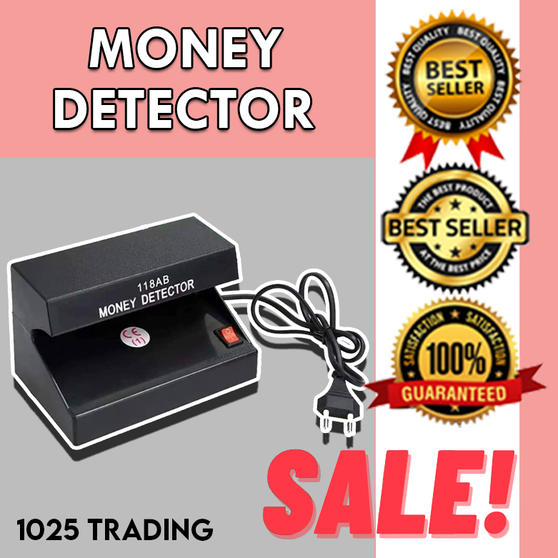 AD-118AB Portable Money Detector with UV Light and Alarm